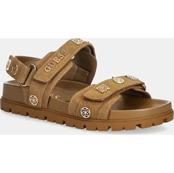 Dámské sandále Sandály Guess FLORIZI FLPFLO.ESU03.BROWN hnědá 82X, EUR 37