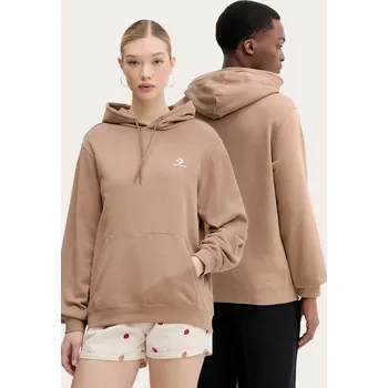 Dámské oblečení Mikina Converse 10023874.A46 hnědá 84X, vel. M