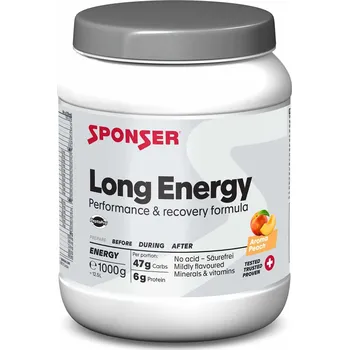 Protein Sponser LONG ENERGY 10% PROTEIN, dóza, 1000g Farba: Peach