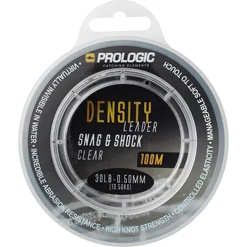 Prologic Šokový Vlasec Density Snag Shock Leader Clear 100m - 0,60 mm 20,41kg