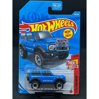 autíčko Hot Wheels - 21 Ford Bronco blue ZE SBÍRKY