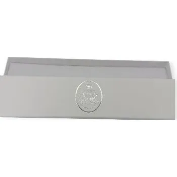 Dárková krabička Dárková šperková krabička s motivem kalicha bílá na náramek a náhrdelník náboženský motiv, kalich, krabička na náramek, nákotník a náhrdelník