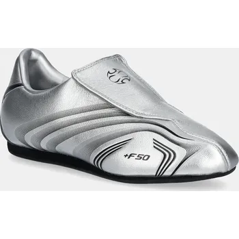 Dámské tenisky Kožené tenisky adidas Originals Taekwondo F50 W, 40, stříbrná, SLV