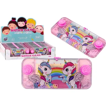 Mamido Vodní hra dovednostní konzole růžová mini jednorožci ovladač konzole