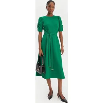 Dámské šaty DKNY Koktejlové šaty DD6G2848 Zelená Regular Fit 4