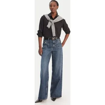 Pánská košile Tommy Hilfiger Košile WW0WW48190 Černá Regular Fit 38