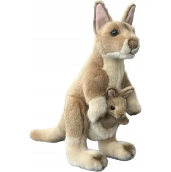 plyšák Plyšová Hračka Klokanice s mládětem DUBI - 30 cm