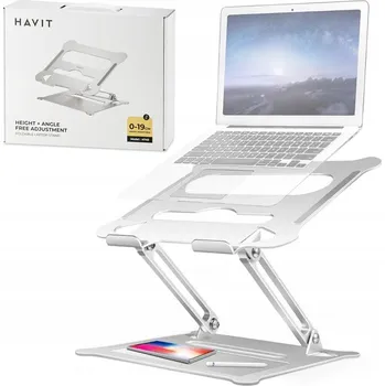 HAVIT H740 Skládací hliníkový stojan pod notebook / notebook