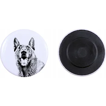 Obraz Belgický ovčák Malinois - magnet s psím pozadím, výjimečně lehká, silná