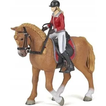 Figurka Kůň s jezdcem FIGURKA Zvířata Realistické FIGURKY Sběratelské Koně