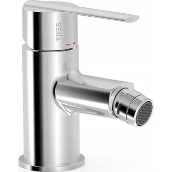 Vodovodní baterie Stojánková umyvadlová baterie Tres stříbrná