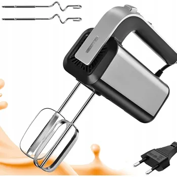 ELEKTRICKÝ RUČNÍ MIXÉR ROBOT KUCHYŇSKÝ NEREZOVÁ OCEL 800W 5 RYCHLOSTÍ