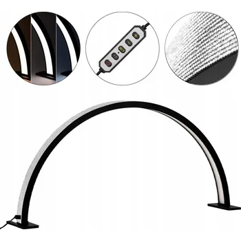 Lampička Kosmetická stolní lampa Allepaznokcie 35 W černá