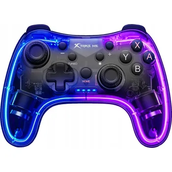 Gamepad Ovladač XTRIKE ME GP-52 Bluetooth PC PS4 Switch Android iOS Černý