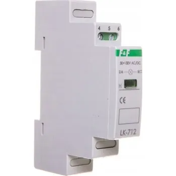 Jistič F&F MODULÁRNÍ ZELENÁ KONTROLKA 30÷130 V AC/DC LK-712G-30-130V