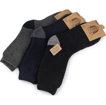 pracovní ponožka Pánské vlněné ponožky Alpaka Varianta: 2 (vel. 43-47) mix náhodných barev, Balení: 3 pár