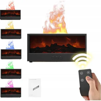 Aroma difuzér 7 ZVLHČOVAČ VZDUCHU S EFEKTEM PLAMENE KRB DIFUZÉR ESENCIÁLNÍ OLEJE