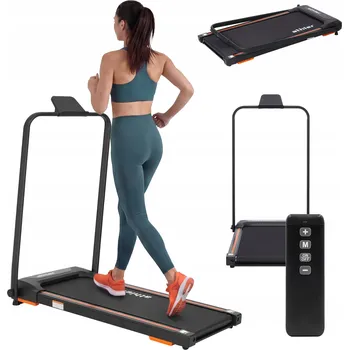 Běžecký pás Elektrický běžecký pás domů skládací ATHLER nastavení sklonu Bluetooth LED