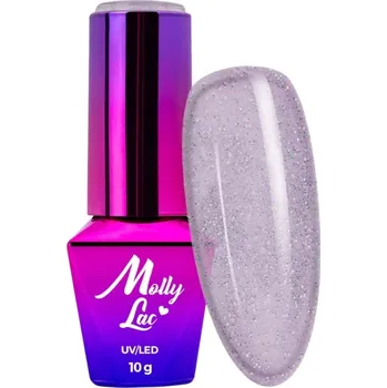 Přípravek na nehty Hybridní lak MOLLYLAC 10g Wedding Dream & Champagne Party Fusion Č. 386