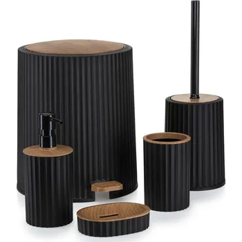 Sada koupelnových doplňků ROZA černá