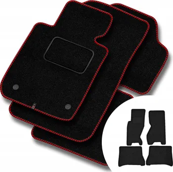 autokoberec Velurové autokoberce Motos 4 ks