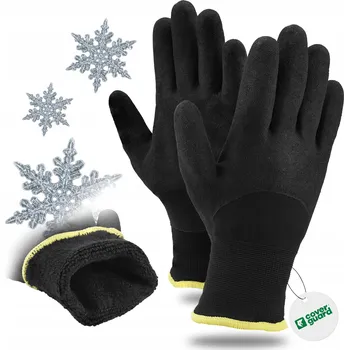 Pracovní rukavice PRACOVNÍ RUKAVICE ZIMNÍ ZATEPLENÉ SILNÉ rukavice TEPLÉ ODOLNÉ AKRYL 1 PÁR