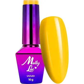 Přípravek na nehty Hybridní lak na nehty MOLLYLAC 10g Obsession Honey Diva Č. 214