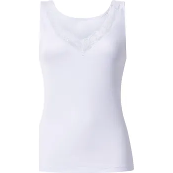 esmara® Dámská košilka s krajkou (bílá, XL(48/50))