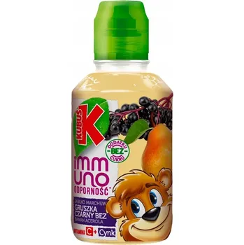 Kubuś Immuno Odporność Šťáva hruška banán černý bez 200 ml