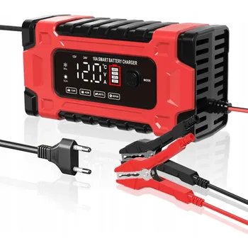 AUTOMOBILOVÁ NABÍJEČKA BATERIÍ HUSGW LCD 12V/24V PRO