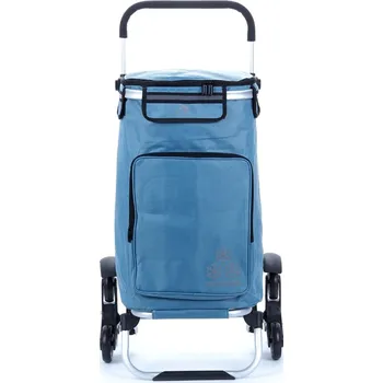 Nákupní taška Airtex 109 nákupní taška na kolečkách s termokapsou 50 l světle modrá