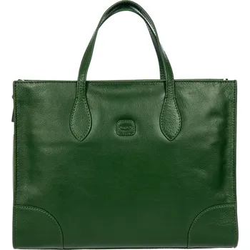 Kabelka Kožená kabelka Bric`s Volterra Opera bag S Pine