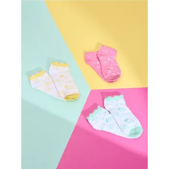 Dívčí oblečení Sinsay - Ponožky 3 kusy - vícebarevná - 640DS-MLC - 640DS-MLC-R26