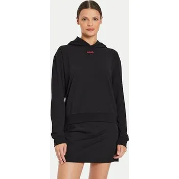 Pánská mikina Hugo Mikina Shuffle_Hoodie Černá Regular Fit XS