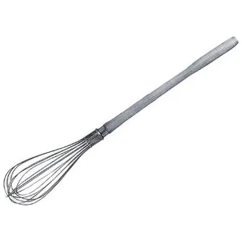 Šlehací metla Metla cukrářská nerez dvouruční 45 cm dřevěné držadlo