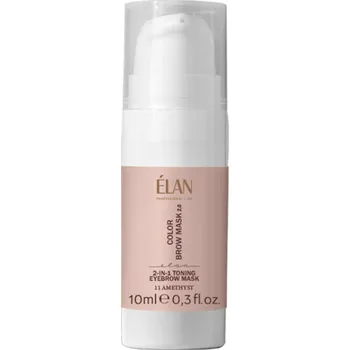 Barva na řasy a obočí ÉLAN Color Brow Mask 2.0 – barvicí maska na obočí – 10 ml Barva: 11 AMETHYST