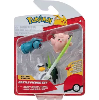 Figurka Pokémon Battle Figure Set 3-Pack - Beldum, Sirfetch'd, Clefairy 5 cm