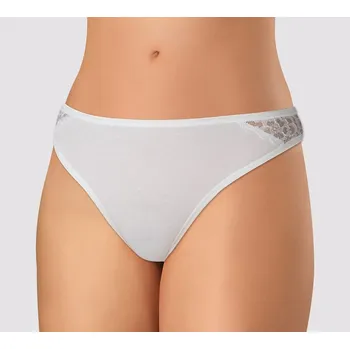 Dámské oblečení Andrie Dámské krajkové kalhotky z bavlny a modalu PS 2979 - Černá - 46/48