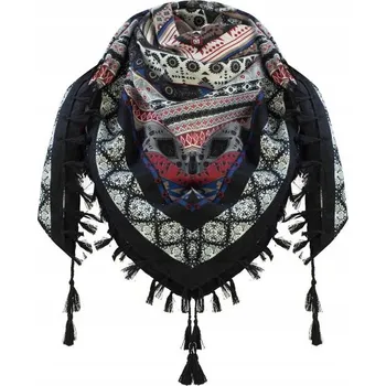 Šátek Jedinečný šátek folk boho aztécký (vícebarevný)