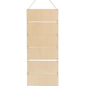 Rám na obraz Fotorámeček na zavěšení překližka obdélník 6 ks - 30 x 12 cm sublimace termotransfer