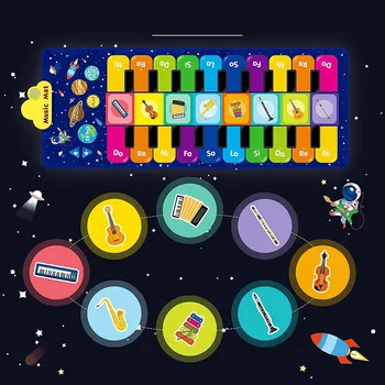Hudební nástroj pro děti HUDEBNÍ PODLOŽKA INTERAKTIVNÍ KLAVÍR HUDEBNÍ ZVUKOVÁ HRA PRO DĚTI DÁREK
