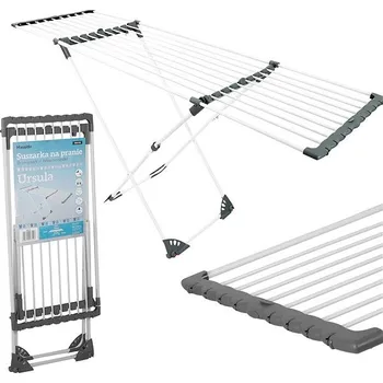 Sušák na prádlo Massido Ursula teleskopický sušák na prádlo s kolečky
