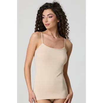 Jadea tílko s tenkými ramínky béžové - JADBEIG/béžová / 3/S JAD7B002-BEIG