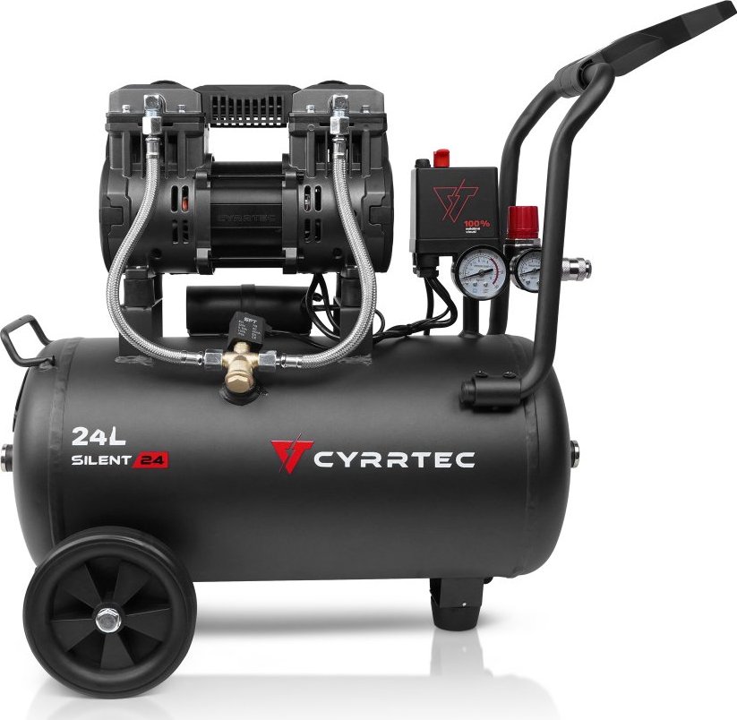 Bezolejový kompresor CYRRTEC SILENT 24, záruka 3 roky
