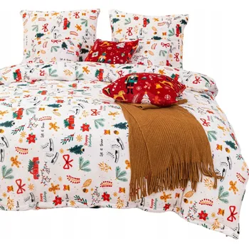 Povlečení VÁNOČNÍ POVLEČENÍ 140x200 PLYŠOVÉ FLEECE TEPLÉ ZIMNÍ MEDVÍDEK