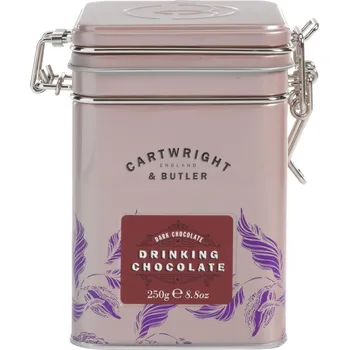 Čokoláda Cartwright & Butler CARTWRIGHT & BUTLER Horká hořká čokoláda v plechové dóze 250g 4906