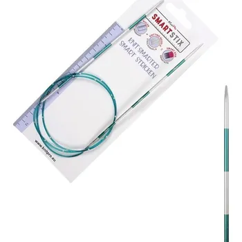 Nástroj na niť a příze Pevné kruhové jehlice KnitPro SmartStix 80cm 2,25mm