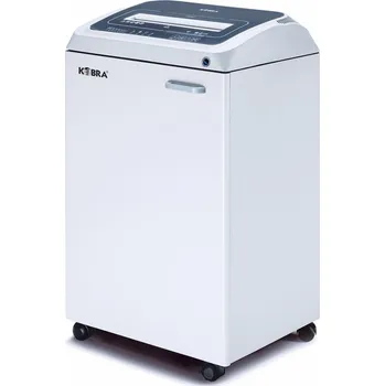 Skartovačka KOBRA skartovač 270 TS HS-6/ příčný řez 0,8 x 5 mm/ A3/ kapacita 5 listů/ objem koše 110l/ stupeň utajení P7/ šedý