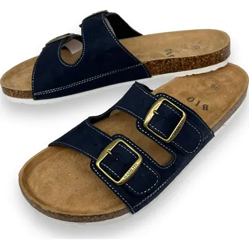 Pánské pantofle Sport Pánské modré korkové pantofle Barva: Modrá, Velikost: 49