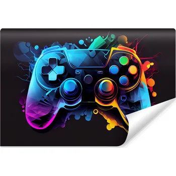 Fototapeta Fototapeta pro teenagery Abstraktní PAD Barevný herní ovladač 90x60